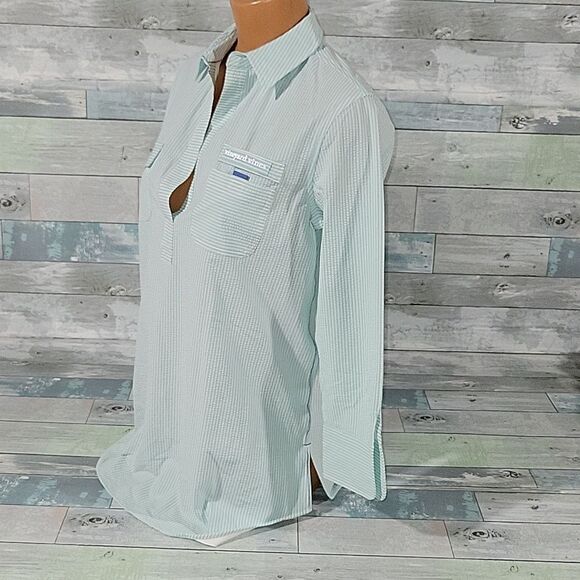 Vineyard Vines Performance Sailing Shirt sz 4 - Picture 3 of 6